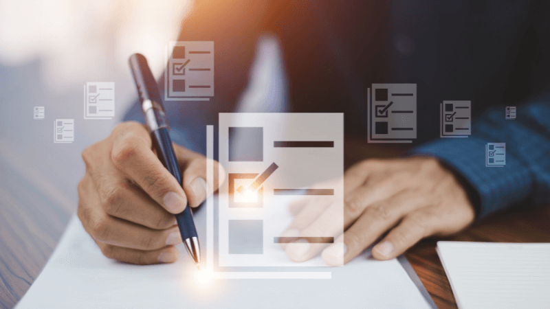 Electronic document checklist
